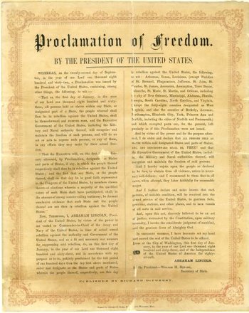 Proclamation of Freedom
